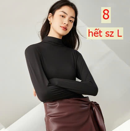 24HA1610.01 - ÁO GIỮ NHIỆT NỮ HÃNG BONAS CỔ CAO