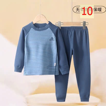 24HA1610.31 - BỘ NỈ KẺ THU ĐÔNG TRẺ EM