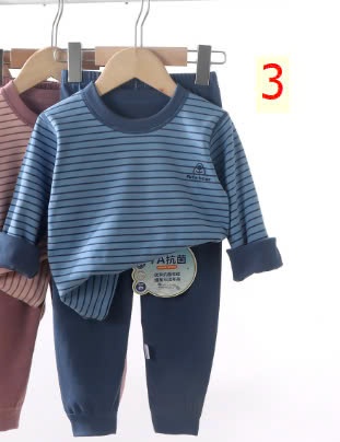 24HA1610.31 - BỘ NỈ KẺ THU ĐÔNG TRẺ EM