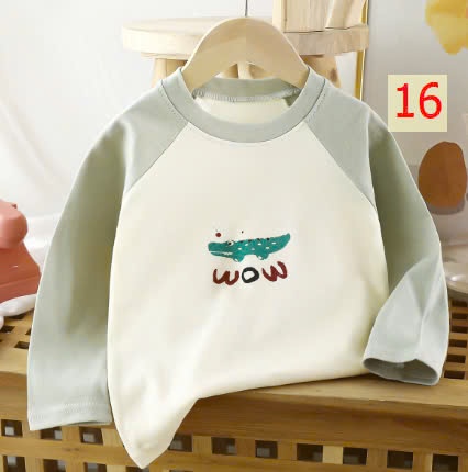 24HA1710.15- SET 2 ÁO NỈ CHO BÉ YÊU