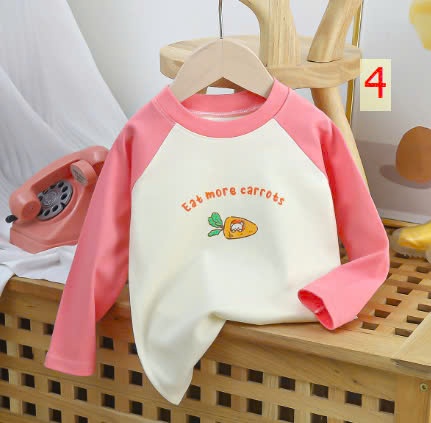 24HA1710.15- SET 2 ÁO NỈ CHO BÉ YÊU