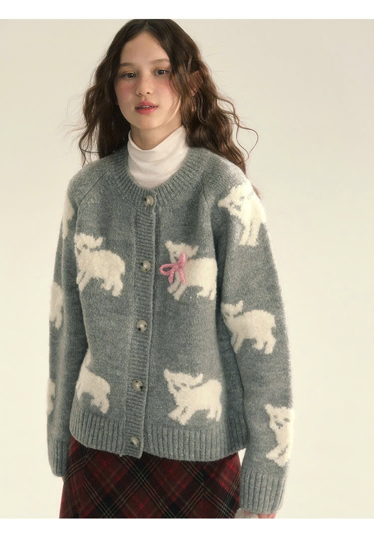 24HA1810.01 - CARDIGAN HỌA TIẾT MONZON