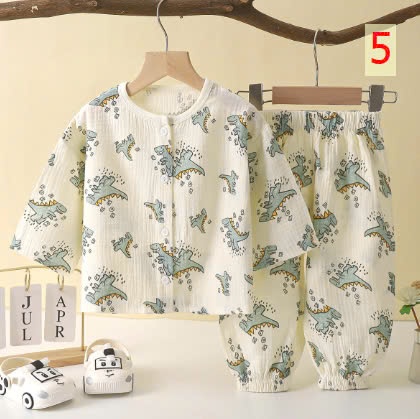 24HA1710.26 - BỘ XÔ MUSLIN QUẢNG CHÂU CHO BÉ