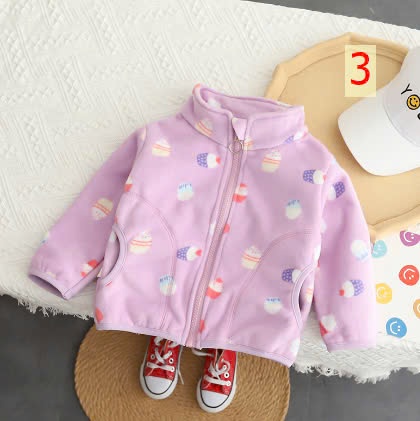 24HA1710.16- ÁO KHOÁC LÔNG CỪU CHO BÉ