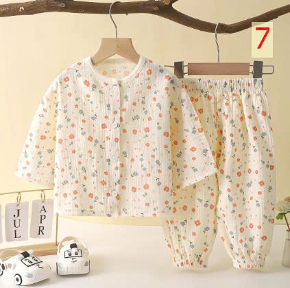 24HA1710.26 - BỘ XÔ MUSLIN QUẢNG CHÂU CHO BÉ