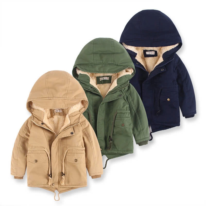 24HA1710.22 - PARKA LÓT LÔNG SIÊU DÀY ẤM CHO BÉ