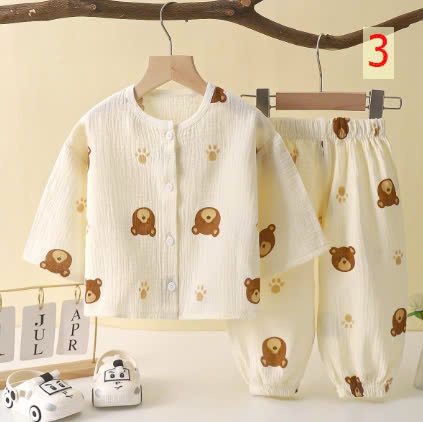 24HA1710.26 - BỘ XÔ MUSLIN QUẢNG CHÂU CHO BÉ