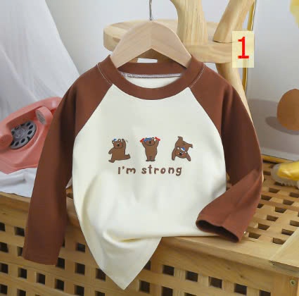 24HA1710.15- SET 2 ÁO NỈ CHO BÉ YÊU