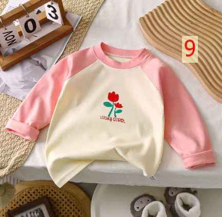 24HA1710.15- SET 2 ÁO NỈ CHO BÉ YÊU