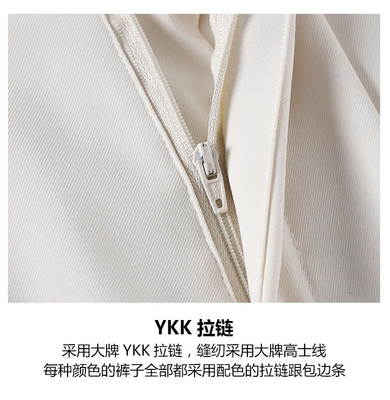 24HA1610.13 - QUẦN VẢI ỐNG XUÔNG NỮ