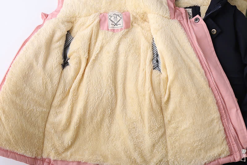 24HA1710.22 - PARKA LÓT LÔNG SIÊU DÀY ẤM CHO BÉ