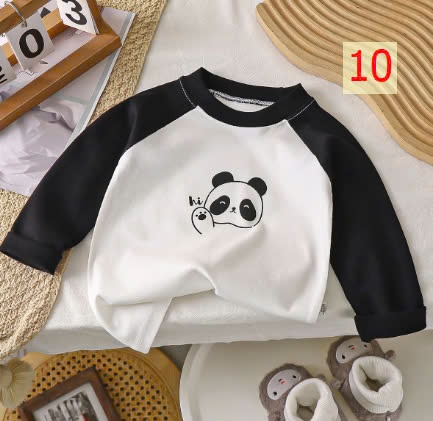 24HA1710.15- SET 2 ÁO NỈ CHO BÉ YÊU