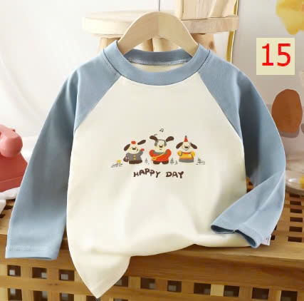 24HA1710.15- SET 2 ÁO NỈ CHO BÉ YÊU