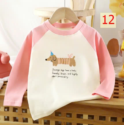 24HA1710.15- SET 2 ÁO NỈ CHO BÉ YÊU