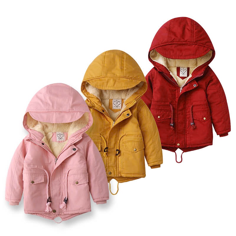 24HA1710.22 - PARKA LÓT LÔNG SIÊU DÀY ẤM CHO BÉ