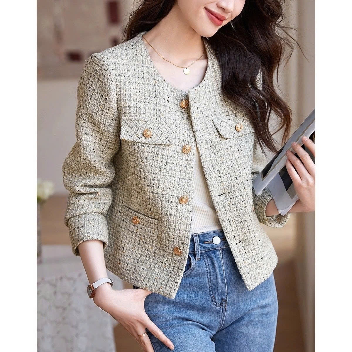 24HA1810.27 - ÁO DẠ NỮ