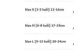 24HA1810.30 - SET 5 ĐÔI TẤT CHO BÉ