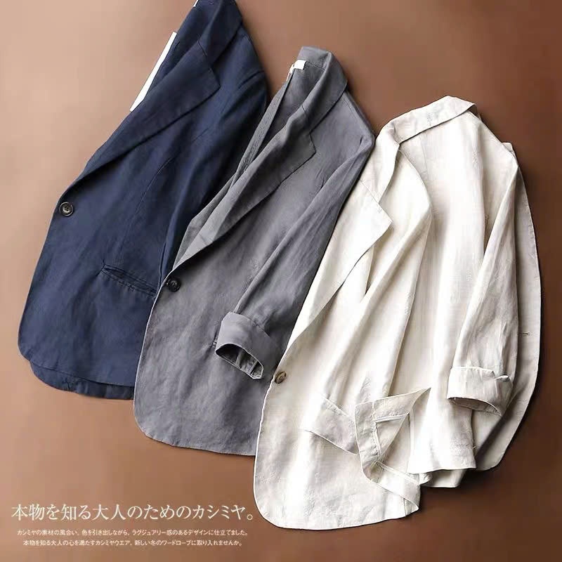 24HA2110.28 - ÁO BLAZER LINE MỎNG NỮ