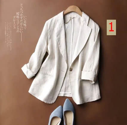 24HA2110.28 - ÁO BLAZER LINE MỎNG NỮ