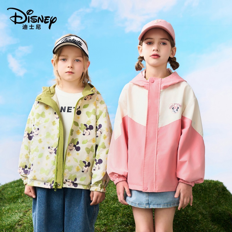 24HA2210.12 - ÁO KHOÁC GIÓ 2 MẶT MICKEY HÃNG DISNEY