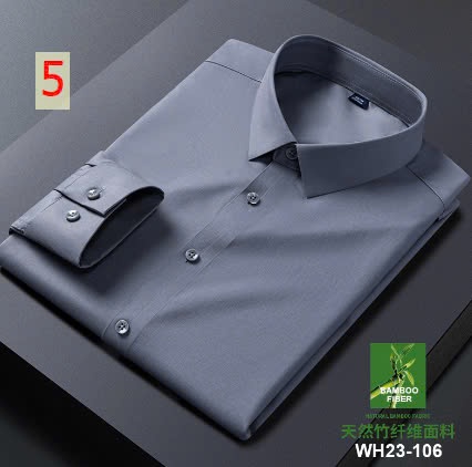 24HA2110.31 - SƠ MI DÂU TẰM SỢI TRE TENCEL NAM CAO CẤP