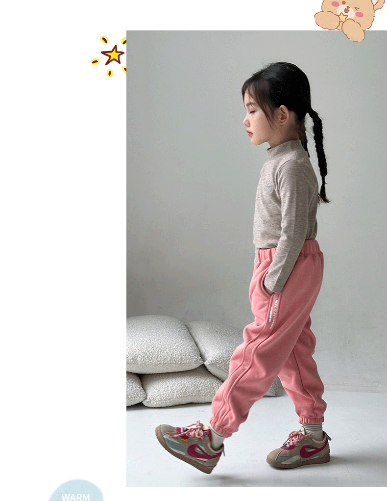 24HA2210.03 - QUẦN NỈ LÓT LÔNG ELEPHANT CHO BÉ