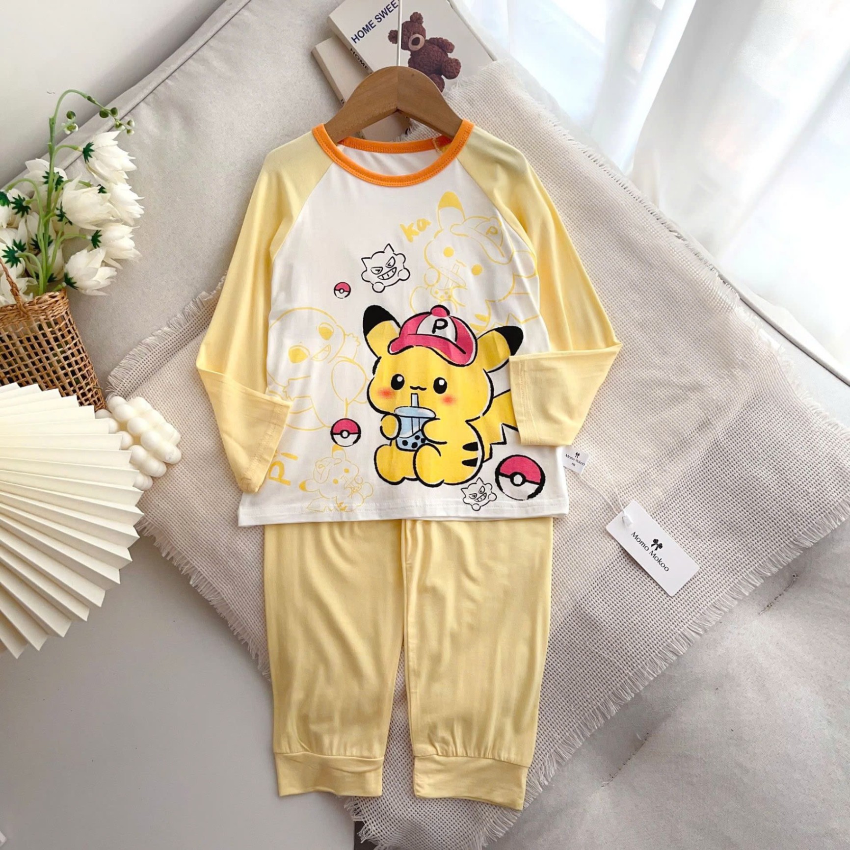 24HA2310.23 - BỘ MODAL MẶC NHÀ CHO BÉ MOMO MOKOO