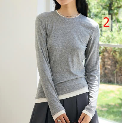 24HA2310.29 - ÁO THUN TRƠN NỮ