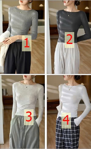 24HA2310.14 - ÁO THUN TĂM NỮ CỔ THUYỀN