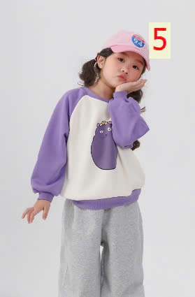 24HA2410.15 - ÁO NỈ LÓT LÔNG CHO BÉ