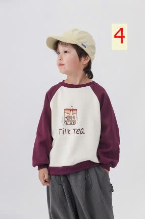24HA2410.15 - ÁO NỈ LÓT LÔNG CHO BÉ