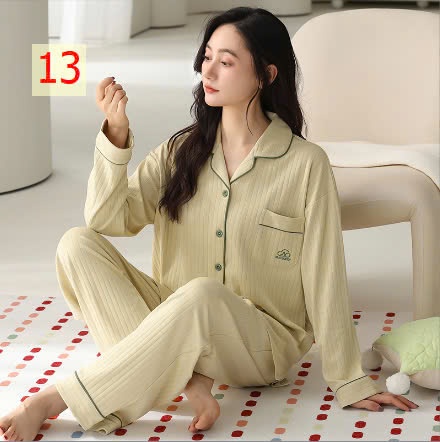 24HA2510.31 - BỘ PIZAMA COTTON NỮ