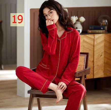 24HA2510.31 - BỘ PIZAMA COTTON NỮ