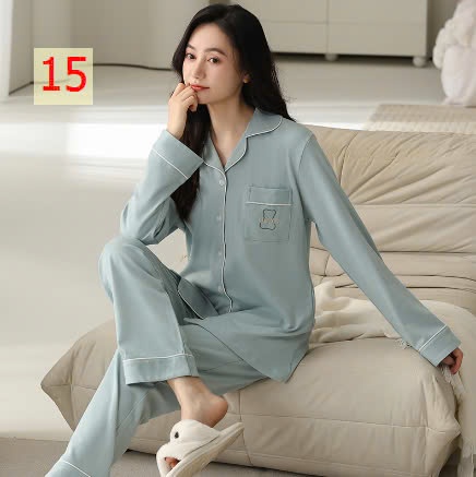 24HA2510.31 - BỘ PIZAMA COTTON NỮ