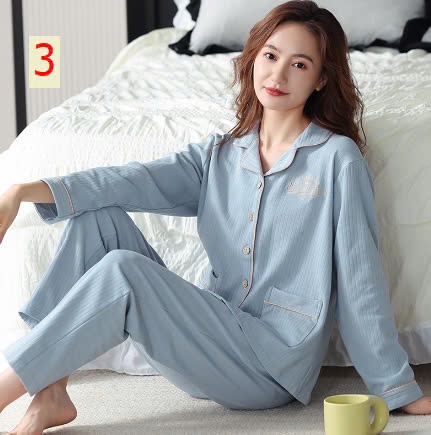 24HA2510.31 - BỘ PIZAMA COTTON NỮ