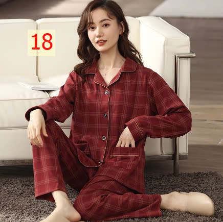 24HA2510.31 - BỘ PIZAMA COTTON NỮ