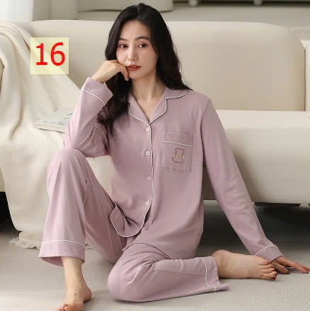 24HA2510.31 - BỘ PIZAMA COTTON NỮ