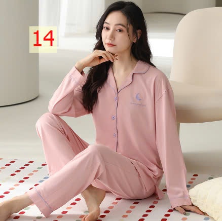 24HA2510.31 - BỘ PIZAMA COTTON NỮ