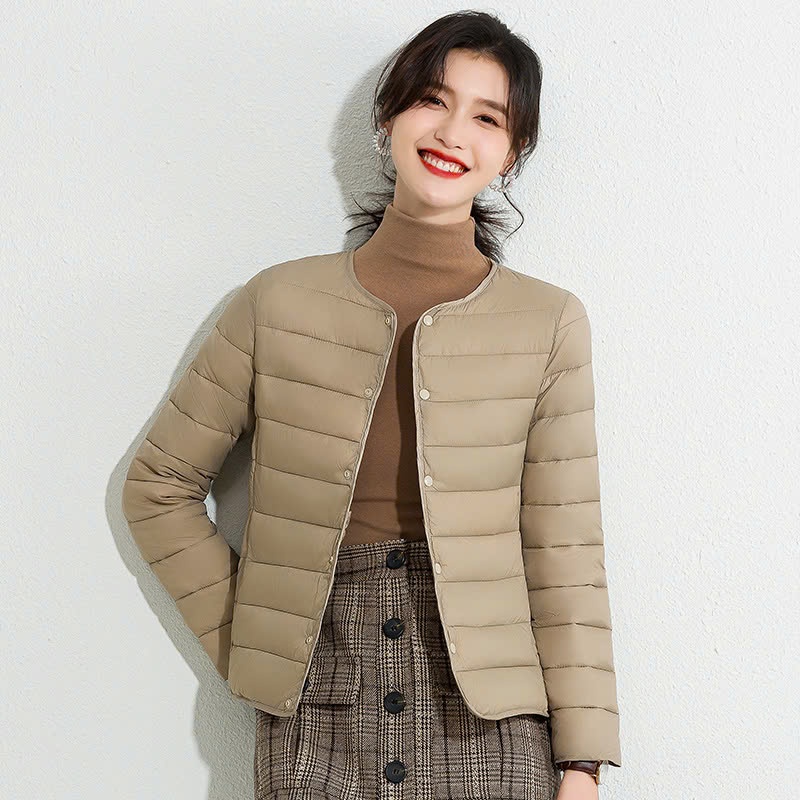 24HA2810.11 - ÁO KHOÁC NỮ CỔ TRÒN