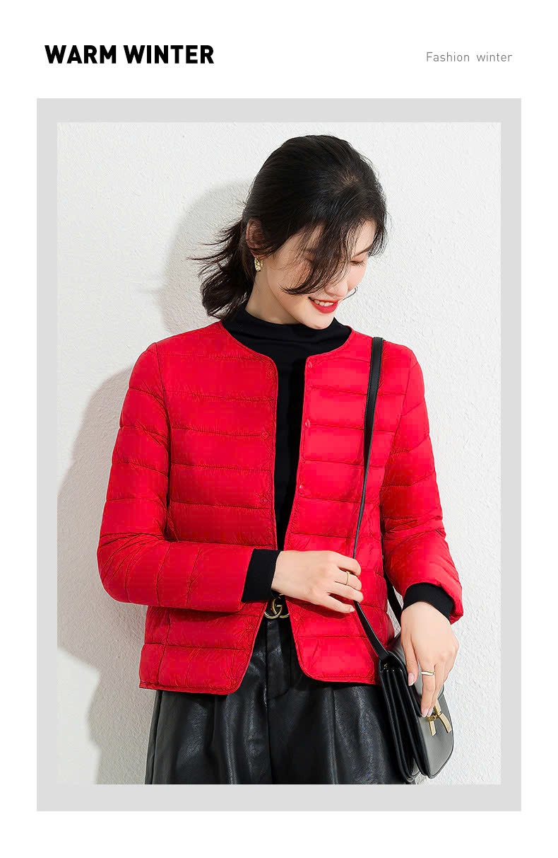 24HA2810.11 - ÁO KHOÁC NỮ CỔ TRÒN