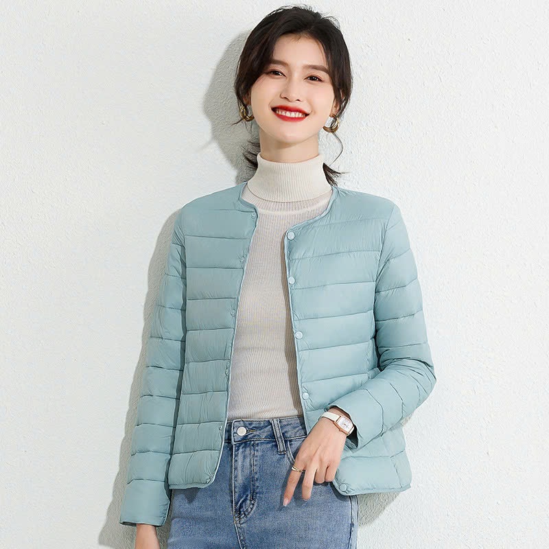 24HA2810.11 - ÁO KHOÁC NỮ CỔ TRÒN
