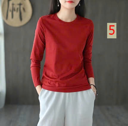24HA2910.02 - ÁO THUN COTTON LỤA DÂU TẰM