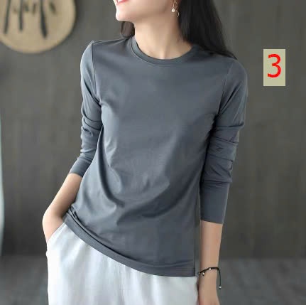24HA2910.02 - ÁO THUN COTTON LỤA DÂU TẰM