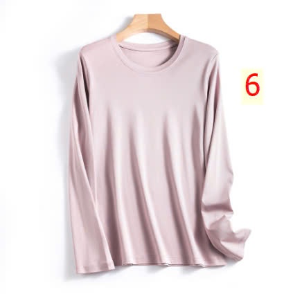 24HA2910.02 - ÁO THUN COTTON LỤA DÂU TẰM