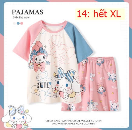 24HA3110.28 -BỘ MẶC NHÀ COTTON MẸ BÉ