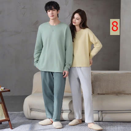 24HA3110.24 - BỘ COTTON NGUYÊN CHẤT ĐỒ ĐÔI MẶC NHÀ
