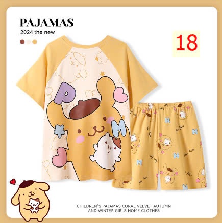 24HA3110.28 -BỘ MẶC NHÀ COTTON MẸ BÉ