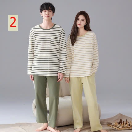 24HA3110.24 - BỘ COTTON NGUYÊN CHẤT ĐỒ ĐÔI MẶC NHÀ
