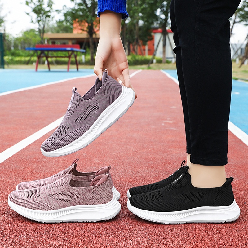 24HA0411.13 - GIÀY SLIPON THOÁNG KHÍ NỮ ĐỘN ĐẾ