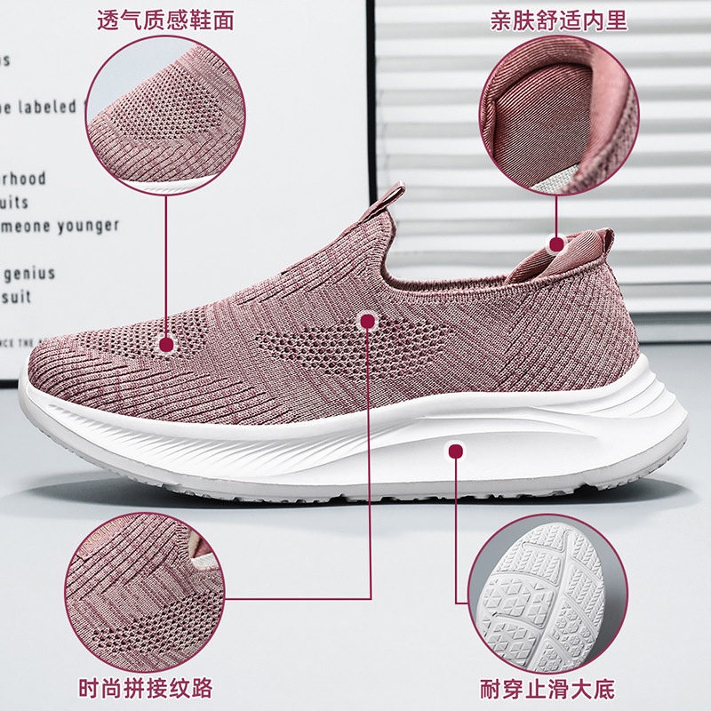 24HA0411.13 - GIÀY SLIPON THOÁNG KHÍ NỮ ĐỘN ĐẾ